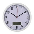 thumbnail image 5 of Classic Wall Clock with Date and Temperature Digital Wall Clock Silent Clocks for Living Room Bedroom Decor, 5 of 7
