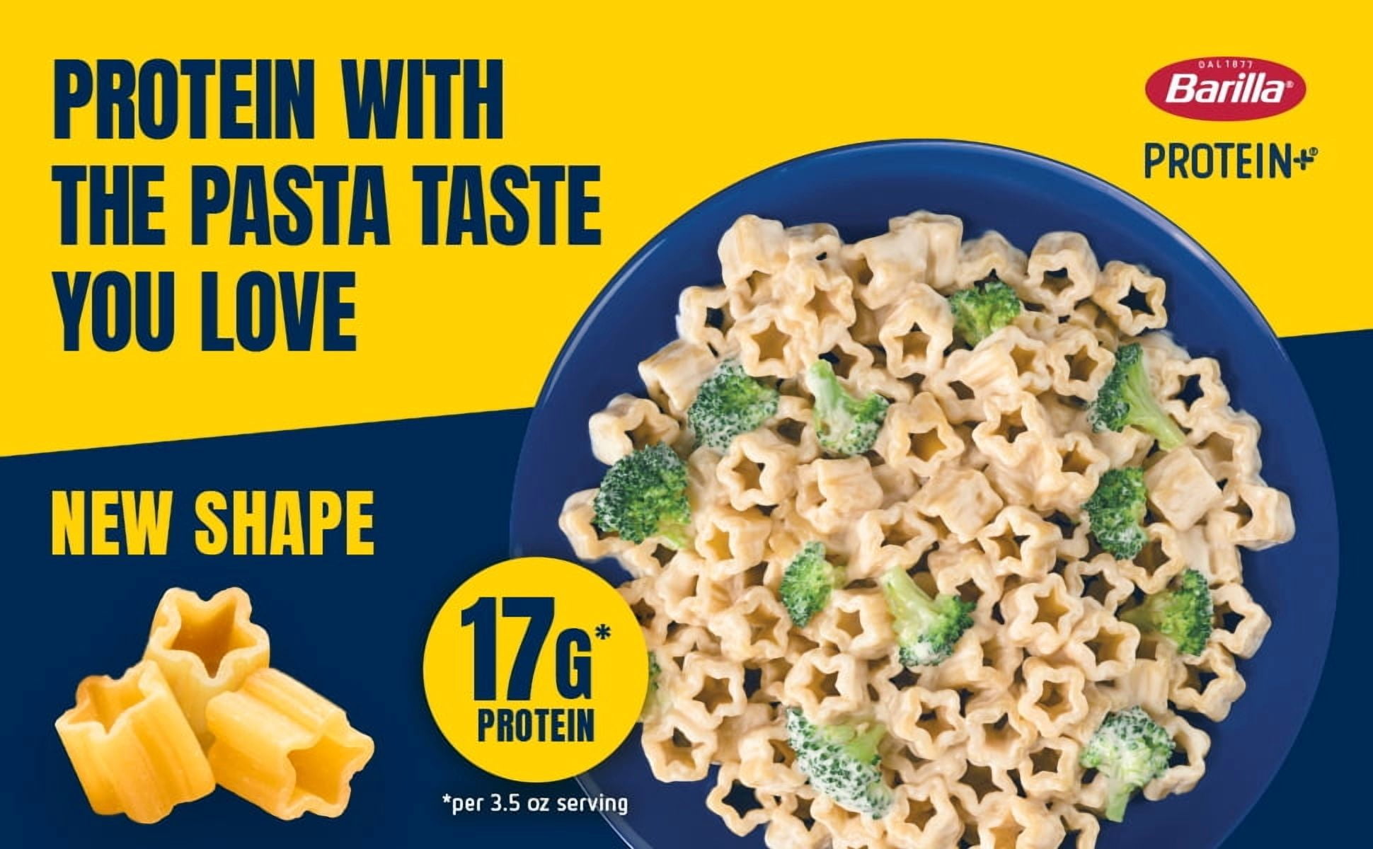 (12 pack) Barilla Protein+ Stars 14.5oz