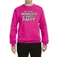 thumbnail image 2 of Wild Bobby, Best Husbands Gets Promoted to Daddy, Father's Day, Unisex Crewneck Graphic Sweatshirt, Fuschia, Medium, 2 of 3