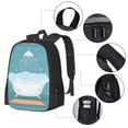 thumbnail image 4 of Daiia Bathtub with Soap Bubbles Backpack for Men and Women -Durable Backpack Large Capacity, Water-Resistant Bag with Adjustable Straps and Laptop Compartment, 4 of 9