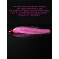 thumbnail image 4 of BLUEWING Fishing Teaser Lure 3pcs Mylar Hair Duster Skirt Lure Mylar Teaser Skirt Bucktail Teaser Tail Trolling Skirt for Saltwater Fishing Pink, 4 of 6