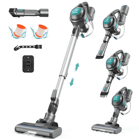 MOOSOO Cordless Vacuum Cleaner 4 in 1 Lightweight Stick Vacuum