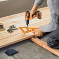 thumbnail image 4 of WEISIPU Carpentry Rulers Positioning Triangle Ruler 2-in-1 Marking Triangle Measuring, 4 of 7
