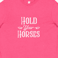 thumbnail image 4 of Inktastic Hold Your Horses in White Youth T-Shirt, 4 of 5