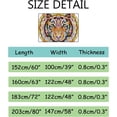 thumbnail image 2 of Coolnut Area Rug 60 x 39 inch (5'x 3'3"), Tiger Head with Mandala Nursery Rug Floor Mat Kids Playing Mat for Living Room Bedroom, 2 of 6