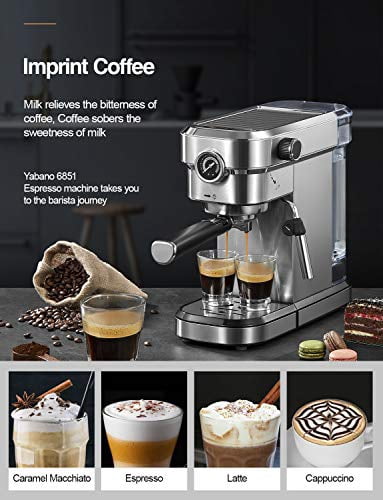 Yabano Espresso Machine, Compact 