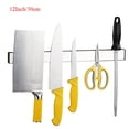 thumbnail image 2 of 16 inch Stainless Steel Magnetic Knife Bar with Multipurpose Use as Knife Holder and Home Organizer, 2 of 7