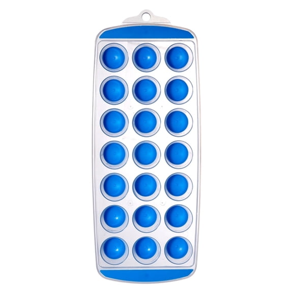 Clearance Under $5 | Round Ice Tray Silicone Ice Making Box With Cover 21-Hole Easy Release For Freezer Baking and Steaming