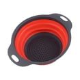 thumbnail image 1 of Collapsible Drain Basket with Fast Drainage Heat-Resistant BPA Free Kitchen Fruit Vegetable Colander with Handles, 1 of 8