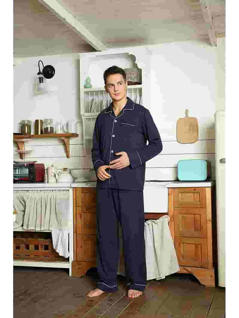 U2SKIIN Mens Premium Cotton Lounge Pajama Set with Pockets U2SKIIN Mens Premium Cotton Lounge Pajama Set with Pockets