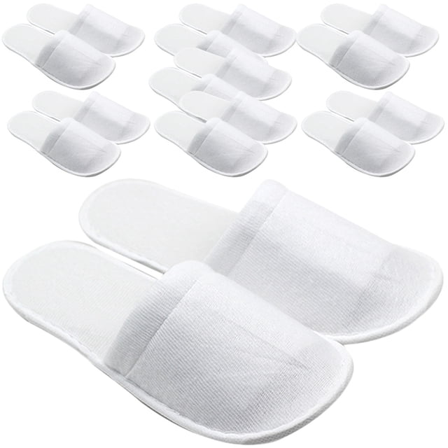 8 Pairs Hotel Slippers Disposable Slippers Spa Slippers Salon Spa Slippers One Time Slipper