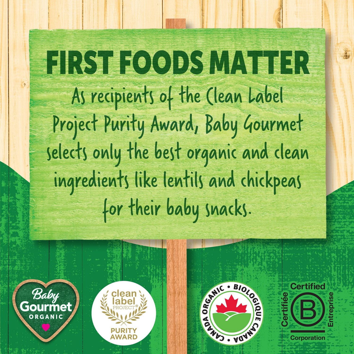Baby Gourmet Organic Puffed Sweet Pea Rings
