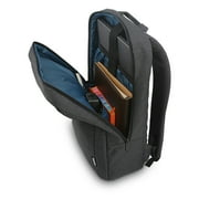 Lenovo Water-Repellent Polyester 15.6 Laptop Backpack, Black