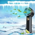 thumbnail image 4 of ZhyrZng 2025 New High-speed Refrigeration Fan Handheld USB Brushless Intelligent Digital Display 100 Mini Portable Fan Mini Fan Black Portable Desktop Handhold Waist Fan, 4 of 6