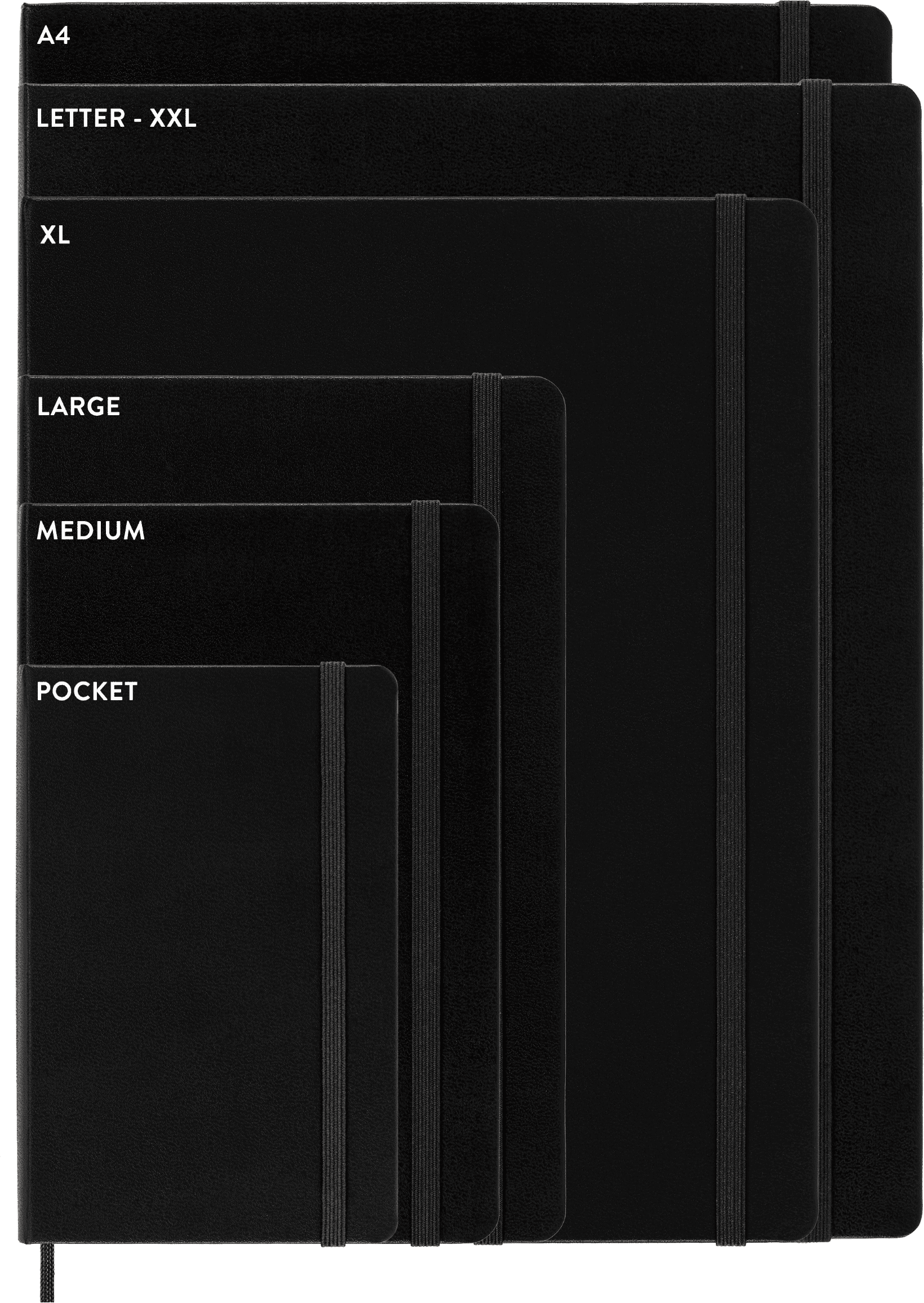 Moleskine Classic Notebook, Dotted, Hard Cover, XL (7.5" X 10"), Black