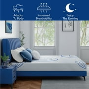 EGOHOME Charcoal 8 Gel Memory Foam Mattress,Queen Mattress in a Box,Medium