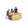 thumbnail image 1 of 4-Station Workbench w 12 Lockers (w 4 Vises), 1 of 3