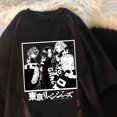 thumbnail image 4 of sassyme anime japonés tokyo revengers camiseta kawaii harajuku gráfica unisex tops 90spangjing, 4 of 4