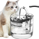 thumbnail image 1 of Dispensador automático de agua para gatos, dispensador de agua de 1,8 L con 2 modos de agua inteligentes y 1 filtro de carbón., 1 of 3