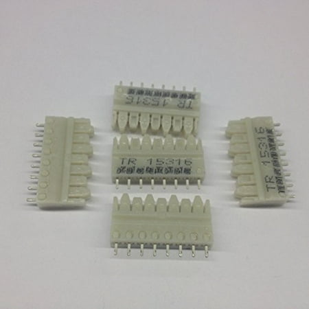 4 Pair 110 Punch S110D-4 Connecting Blocks, 4 Pair 110 Punchdown to Solder Tail, No Color Code (5 per pack) - S110D-4 ()