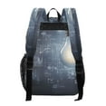 thumbnail image 3 of ALAZA Clear Backpack Science Light Bulb PVC Transparent BookBag, 3 of 7