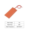 thumbnail image 3 of Unique Bargains Silicone Heating Pad, 12V 30W Heater Film Flexible Heating Plate 150mmx50mm Heater Mat, 3 of 4