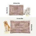 thumbnail image 3 of Iauyy 18x24inch Washable Dog Bed Mats, 4cm Thick Comfort Pet Bed with Non-Slip Bottom for Crates, Indoors & Outdoors - Puppy Essentials,Golden Pink, 3 of 5