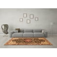 thumbnail image 3 of Ahgly Company Indoor Rectangle Medallion Brown Traditional Area Rugs, 8' x 10', 3 of 4