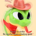 thumbnail image 4 of Electric Scary Rattlesnake Trick Toy Funny Desktop Multiplayer Interactive Toy Party Game Biting Hand Rattlesnake Antistress Toy light green, 4 of 5