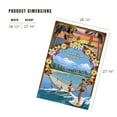 thumbnail image 5 of Lantern Press 1000 Piece Jigsaw Puzzle, Kauai, Hawaii, I Got Lei'd in Kauai, Montage Scene, 5 of 5