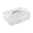 thumbnail image 4 of Caja de almacenamiento para zapatos de perro, organizador de zapatos, fácil mantenimiento, compartimentos desmontables, transparente, compacto, 245 x 17 x 6 cm, 4 of 7