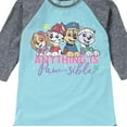 thumbnail image 3 of Paw Patrol - Anything Is Paw-Sible - Toddler And Youth Girls Raglan Graphic T-Shirt, 3 of 6