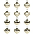 thumbnail image 4 of JLFNYA Christmas Tree Decorations Ornaments, Heart Ornament Decorations, 12 Pcs Heart-Shaped Christmas Bauble, Christmas Tree Valentine's Day Wedding Anniversary Ornament, 4 of 8