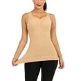 thumbnail image 5 of LELINTA Women's Cami TaLELINTA Top Seamless Body Shaper Vest Waist Trainer Shapewear with Removable Pads Tummy Control Shapewear, 5 of 7