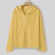 thumbnail image 5 of Sudadera de moda de otoño para hombre con capucha, media cremallera, color sólido, deportes informales Pompotops  oipoqjl52641, 5 of 6