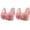 Pink 4, variant on 2 PCS Women's Wireless Push up Bra Comfy Light Liftup Bras Breathable Seamless Front Button Bralettes