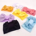 thumbnail image 4 of LNMQLPDBS Baby Girl Hair Accessories Infant Headbands Soft Hairbands Hair Bows for Newborn Toddlers Elastic Headwrap for Daily Wear Wedding Photoshoots, 4 of 5