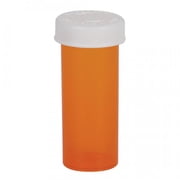 Ezydose Push & Turn Prescription Vial, Amber, 30 DRAM, 125 Count