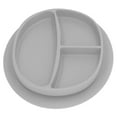 thumbnail image 1 of Baby Suction Plate,  Toddler Divided Dish  For First Stage Training Grey, 1 of 8