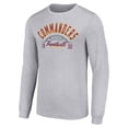 thumbnail image 2 of Men's Starter  Heather Gray Washington Commanders Half Ball Team Long Sleeve T-Shirt, 2 of 3