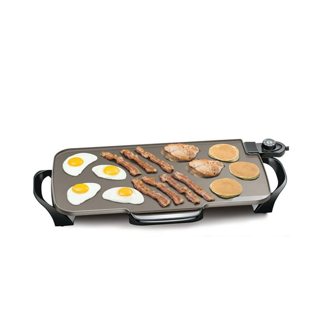 Extralarge Ceramic Electric Griddle Nonstick with Removable Handles