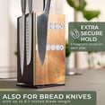 thumbnail image 3 of Magnetic Knife Holder Made of Acacia Wood - 360 degree rotatable Knife Block Without Knives - Knife Block - Knife Holder, 3 of 4