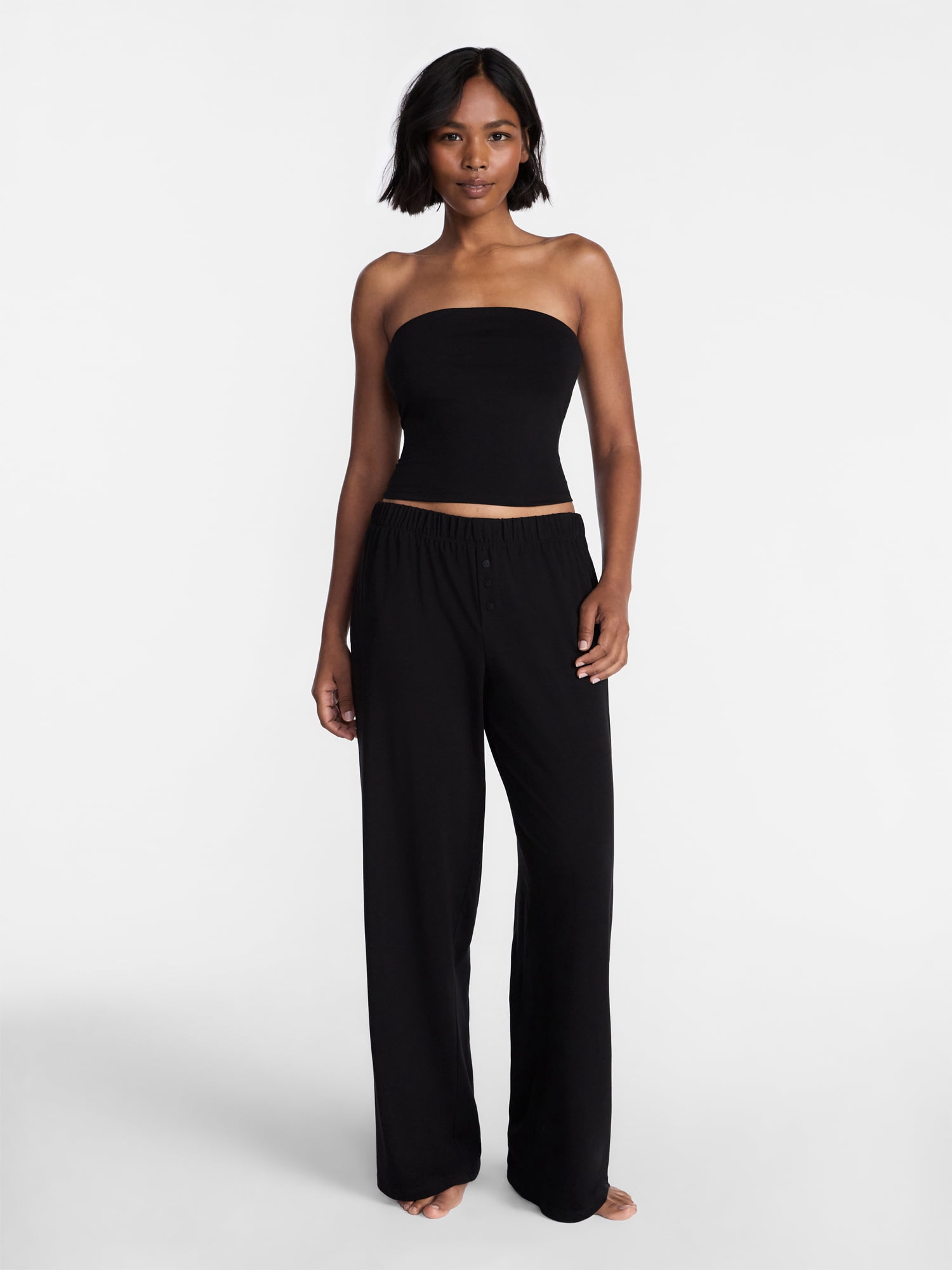 No Boundaries Cloud Core Sleepwear Tube Top, Women's XXS-3X