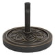 thumbnail image 1 of Soporte para Sombrilla de Patio Exterior – Base Redonda de Resina Anticorrosiva de 26.5 lb, Adaptador Ajustable para Mástiles de 1.5" a 2.1", Compatible con Sombrillas de 7.5 a 11 Pies, 1 of 6