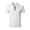 White, variant on ZHOGXU Summer Loose Fit Short Sleeve Stand Collar V Neck Breathable Men's T Shirts Work Wear