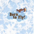 thumbnail image 4 of Inktastic Airplane Future Pilot Born to Fly Boys Baby Bodysuit, 4 of 5
