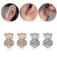 thumbnail image 1 of Earring Lifters,hypoallergenic Earring Backs For Droopy Ears,adjustable Crown (3 Pairs, Gold, Silver, Rose Gold)------Product code 84462, 1 of 5