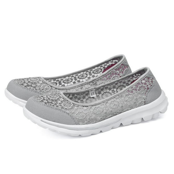 ZHAGHMINcasual Slip-On Rain Shoewomen Breathable Lace Up Shoes - Main Image