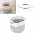 thumbnail image 3 of Large Capacity Foldable Laundry Basket Premium Cotton Linen, Storage for Home Bedroom, 3 of 7
