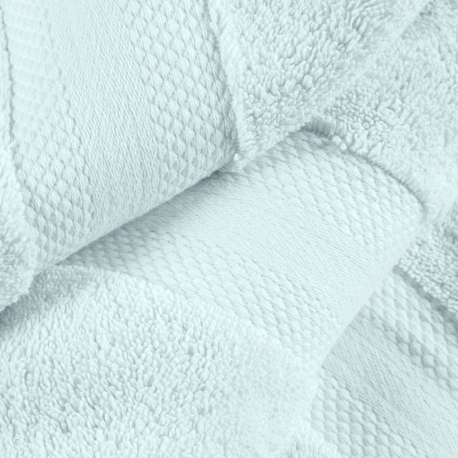 Superior Aria Turkish Cotton 4-Piece Bath Towel Set, Ultra Soft Heavyweight Towels, Dusty Aqua